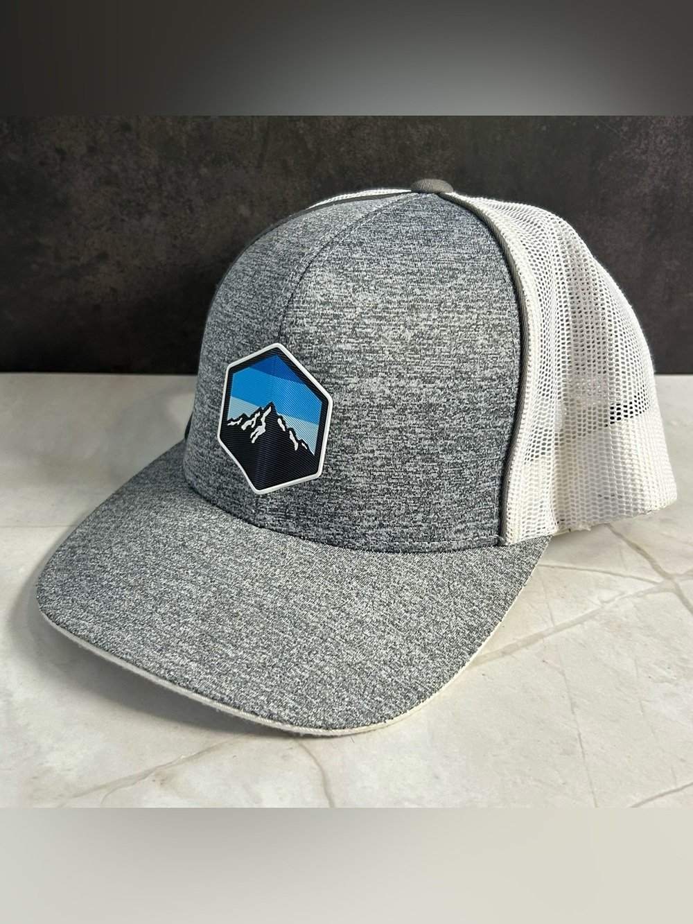 Pacific White Mesh Trucker Cap